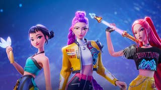 KPop Demon Hunters trio in Fortnite.