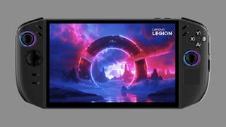 A prototype of Lenovo's Legion Go 2 handheld gaming PC in black.